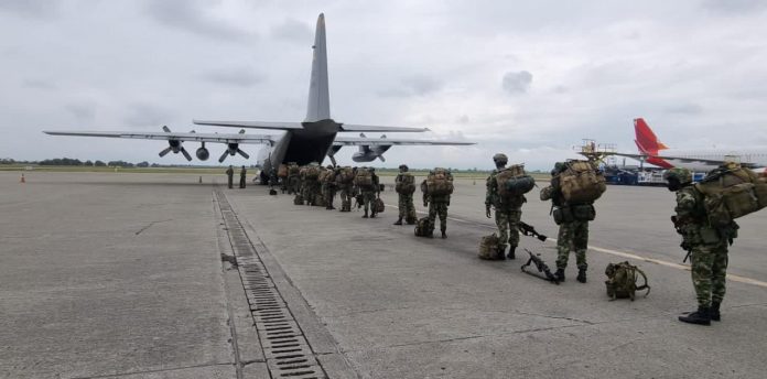 Unidades con capacidades diferenciales del Ejército fueron desplegadas para reforzar la seguridad en Arauca