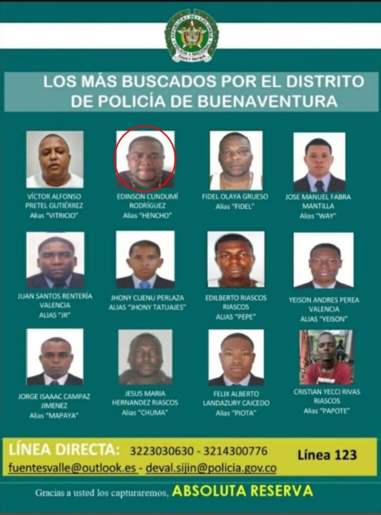 A la cárcel enviado integrante del cartel de los más buscados del municipio de Buenaventura  | Noticias de Buenaventura, Colombia y el Mundo