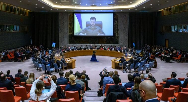 El presidente de Ucrania pide al Consejo de Seguridad que actúe por la paz o se 'disuelva' | Noticias de Buenaventura, Colombia y el Mundo
