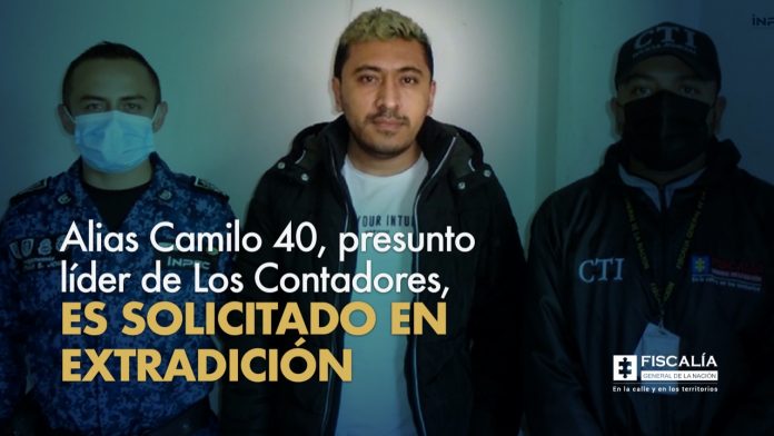 Alias Camilo 40, presunto líder de Los Contadores, es solicitado en extradición