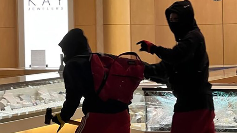 La policía de California busca a los ladrones que rompieron vitrinas con martillos en Kay Jewelers | Noticias de Buenaventura, Colombia y el Mundo