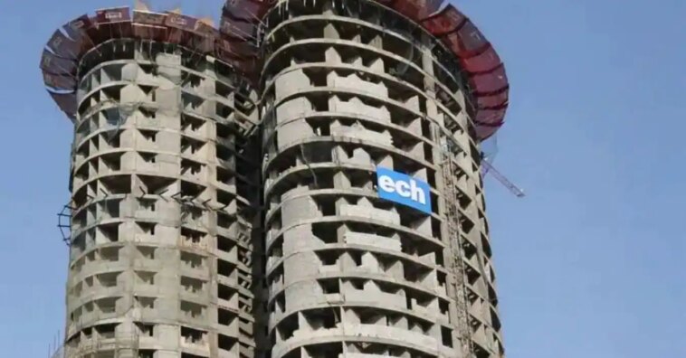 Demolición de torres gemelas en Noida: implosión en solo 9 segundos, edificio de 31 pisos en caer primero | Noticias de Buenaventura, Colombia y el Mundo