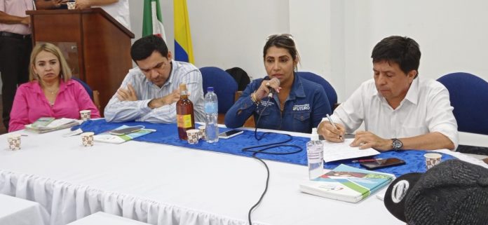 Mercedes Rincón lideró jornada de trabajo junto al Gobierno departamental en Tame