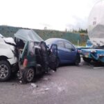 El fuerte accidente múltiple este lunes en el sector Coba Negra, en Pasto, habría sido por