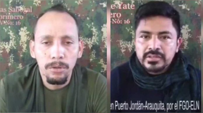 pruebas de supervivencia de dos militares secuestrados por ELN en Arauca