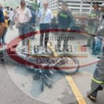 MOTOCICLISTA LESIONADO EN ACCIDENTE VÍA ZIPACÓN -CACHIPAY