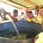 La empresa Cerrejón, entrega cada año muchísimos litros de agua para el área de influencia, beneficiando a miles de indígenas, que en su mayoría son de la etnia Wayuu.
