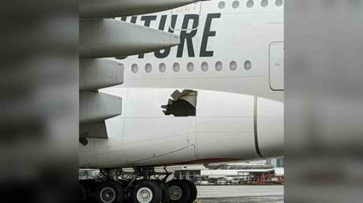 Avión de pasajeros vuela durante 14 horas con enorme agujero | Noticias de Buenaventura, Colombia y el Mundo