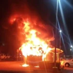 Viajeros escapan por poco de autobús en llamas | Noticias de Buenaventura, Colombia y el Mundo