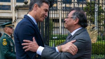 Colombia rindió honores militares a Pedro Sánchez, Presidente del Gobierno de España
