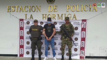 Privado de la libertad presunto integrante del Gaor frente 48 en Putumayo