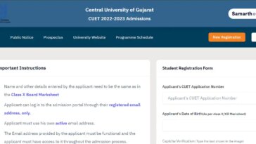 Admisión a la Universidad Central de Gujarat 2022: última fecha para solicitar cursos de UG en cug.ac.in, enlace directo aquí | Noticias de Buenaventura, Colombia y el Mundo