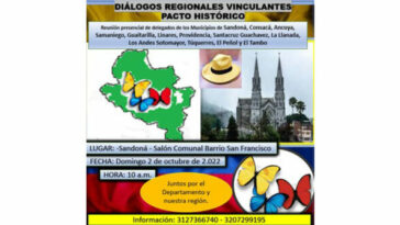 En Sandoná reunión en el marco de los diálogos regionales vinculantes