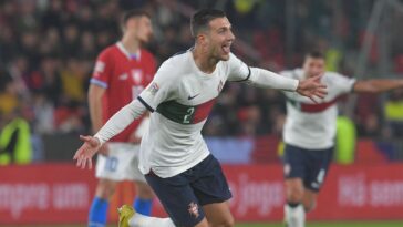 Dalot anotó un doblete y Portugal goleó a la República Checa | Noticias de Buenaventura, Colombia y el Mundo
