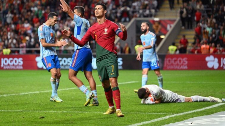 España venció a Portugal para encabezar el Grupo de la Liga de las Naciones mientras las luchas de Cristiano Ronaldo continúan antes de la Copa del Mundo | Noticias de Buenaventura, Colombia y el Mundo