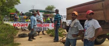 Gobernación se ‘pellizca’ y comienza la intervención en las vías, comunidad sigue protestando