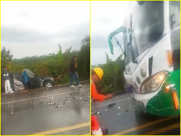 Otro bus de Transipiales chocó contra un automóvil en vía Panamericana