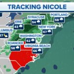 Impactos climáticos severos de Nicole viajarán por la costa este | Noticias de Buenaventura, Colombia y el Mundo