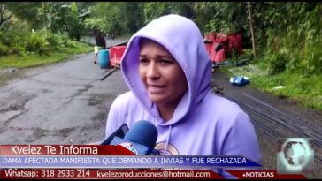 DAMA AFECTADA MANIFIESTA QUE DEMANDO A INVIAS Y FUE RECHAZADA | Noticias de Buenaventura, Colombia y el Mundo