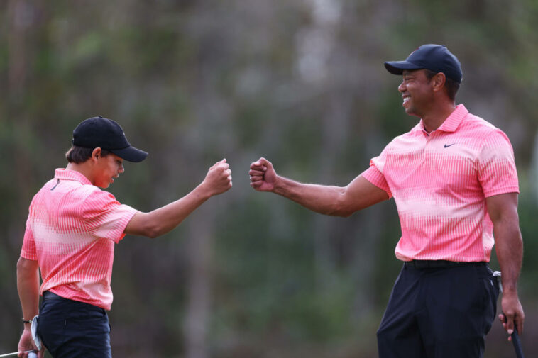 Tiger Woods y su hijo Charlie, 'Team Ice Bath', siguen dos caminos hacia la ronda final del Campeonato de la PNC | Noticias de Buenaventura, Colombia y el Mundo