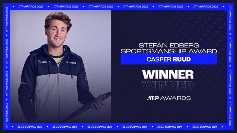 Ruud gana el premio Stefan Edberg a la deportividad en los premios ATP 2022 | Noticias de Buenaventura, Colombia y el Mundo