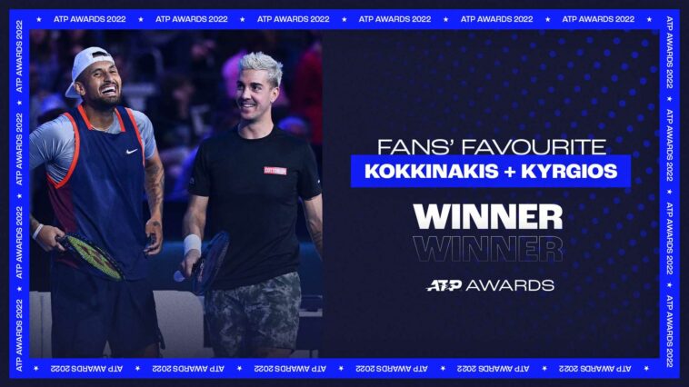 Kokkinakis & Kyrgios Nombrados El Dúo De Dobles Favorito De Los Aficionados En Los Premios ATP 2022 | Noticias de Buenaventura, Colombia y el Mundo