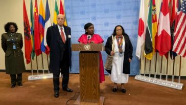Desde Nueva York, la vicepresidenta invitó al Consejo de Seguridad de la ONU a sesionar en Colombia