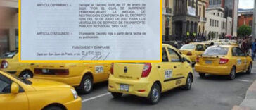 En Pasto nuevamente los taxis volverán a tener ‘pico y placa’: informó la Alcaldía