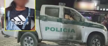 En Nariño judicializaron a Martha: es señalada de incinerar camioneta de la Policía y la acusan de terrorismo