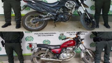 En cinematográfico operativo, la policía recuperó en Purificación dos motocicletas que habían sido robadas en el país