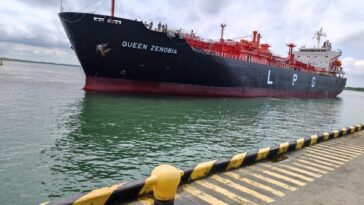 A Nariño llegó buque de Houston, Texas, con más de 2.550 toneladas de Gas Licuado