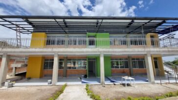 Avanzan las obras en la Institución Educativa de San Agustín en Villanueva