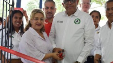 Aspecto de la inauguración del puesto de Salud del corregimiento de Carraipía.