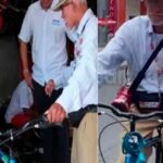 Generosidad, le donan bicicleta al Cantinflas de Montería