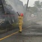 Accidente de tránsito en la vía Armenia – Pereira. Varios vehículos involucrados