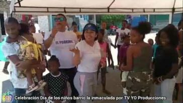 Celebración Día de los niños barrio la inmaculada por TV YO Producciones | Noticias de Buenaventura, Colombia y el Mundo