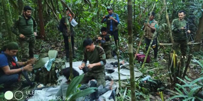 Menores hallados en selvas del Guaviare serán trasladados al Hospital Militar para continuar con su recuperación