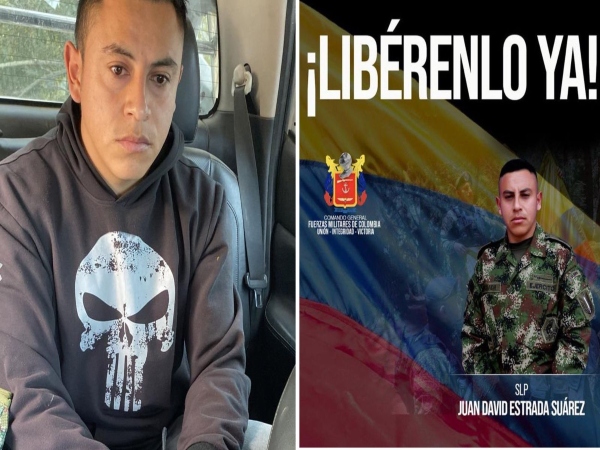 En Nariño siguen esperando la liberación del soldado Juan Estrada, secuestrado en Cauca