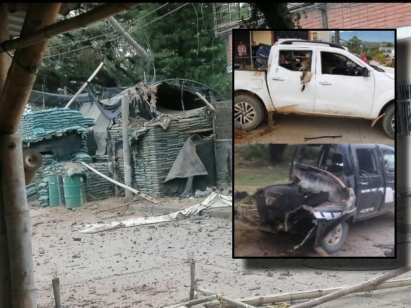 Reportan dos atentados con carro bomba en Timba y Cajibío, Cauca
