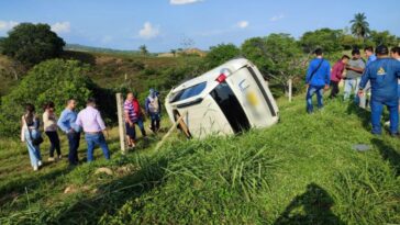 Cuatro personas heridas en accidente de tránsito en jurisdicción de Aguazul
