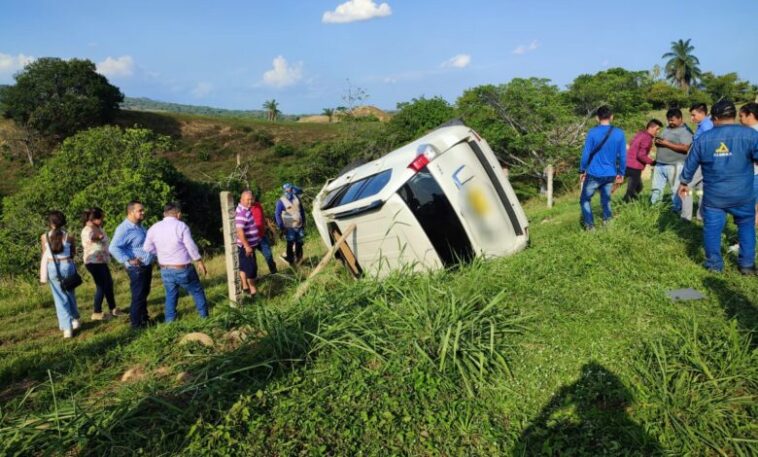 Cuatro personas heridas en accidente de tránsito en jurisdicción de Aguazul