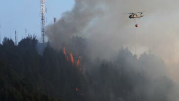 Incendio en Bogotá